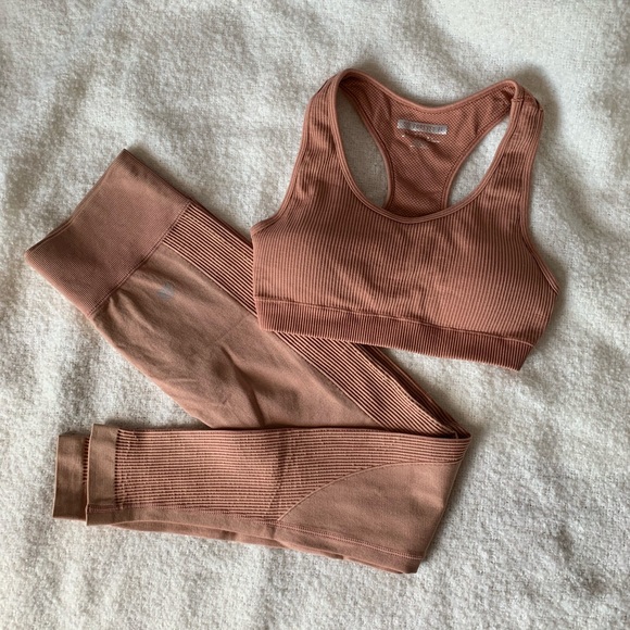 Forever 21 Pants - Peach Active Wear Set